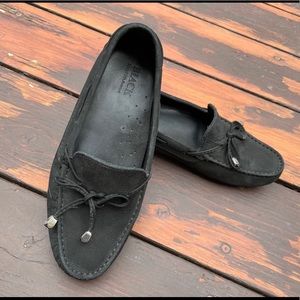 Saks Fifth Avenue Black Suede Shoes